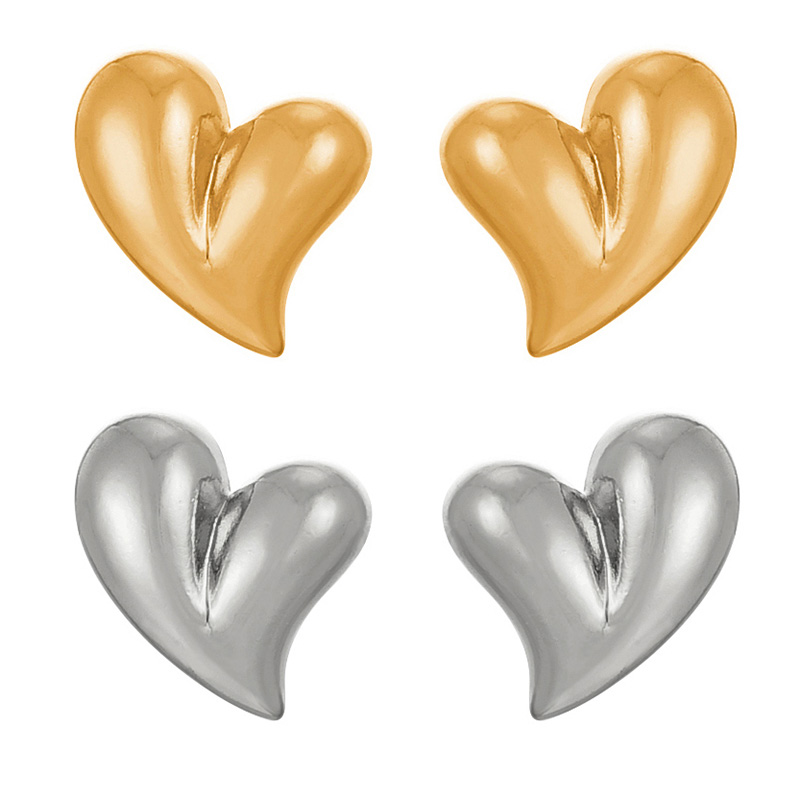 Fashion Gold Copper Love Earrings,Earrings