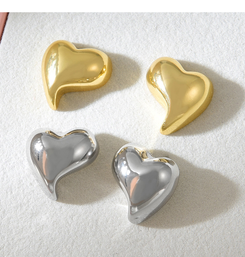 Fashion Silver Copper Love Earrings,Earrings