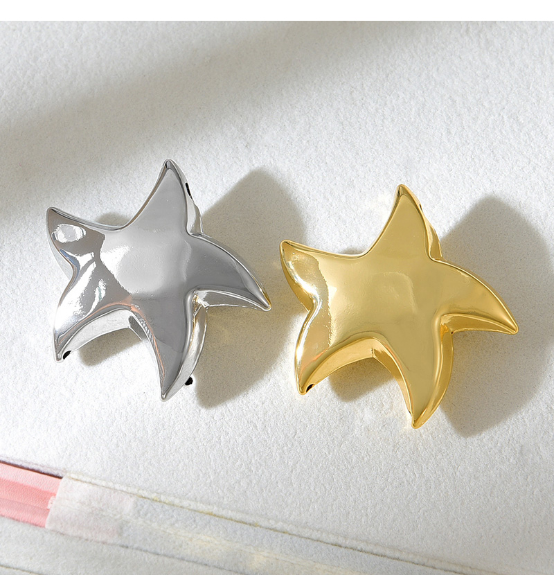 Fashion Silver Copper Five-pointed Star Accessories,Jewelry Findings & Components