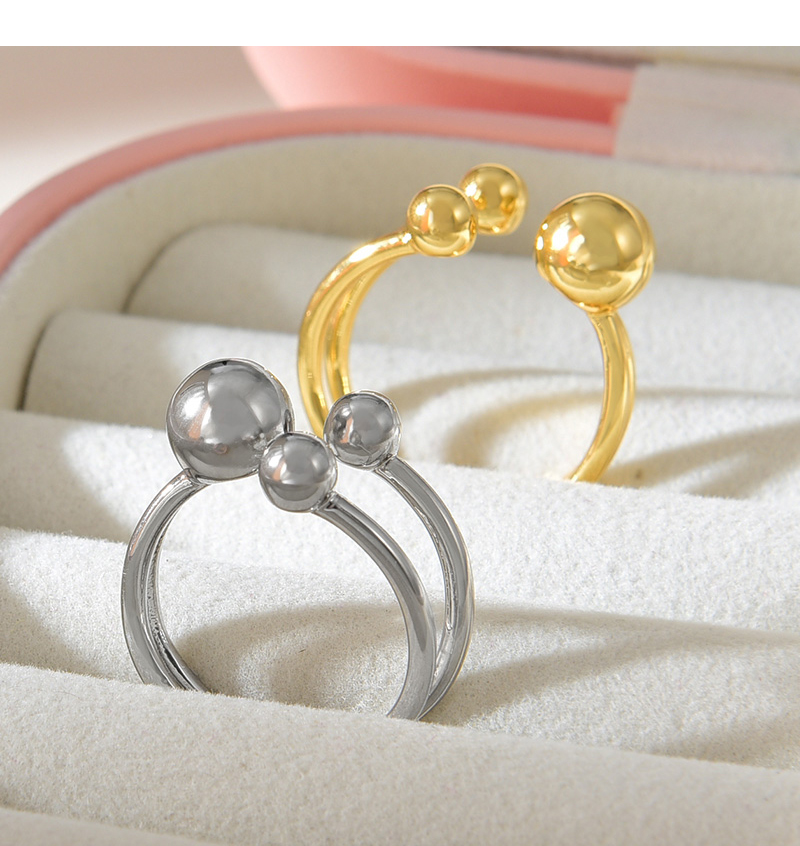 Fashion Gold Copper Ball Ring,Rings