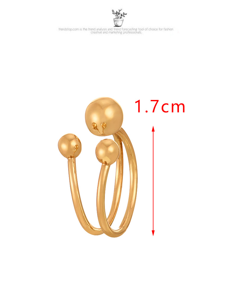 Fashion Gold Copper Ball Ring,Rings