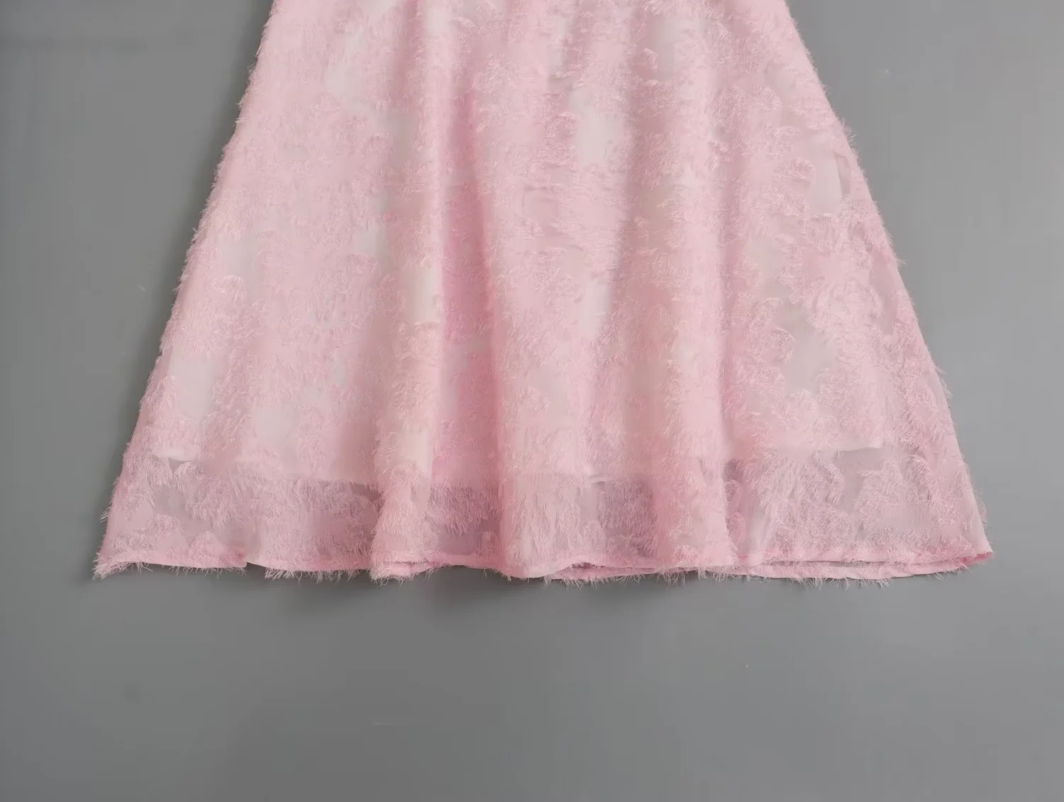 Fashion Pink Polyester Brushed Suspender Skirt,Mini & Short Dresses