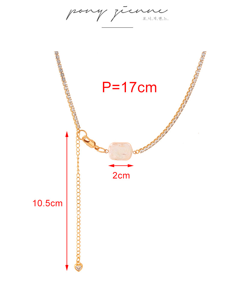 Fashion Golden 2 Copper Set Zircon Pearl Bracelet,Bracelets