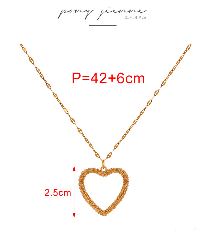 Fashion Golden 3 Titanium Steel Round Pendant Necklace,Necklaces
