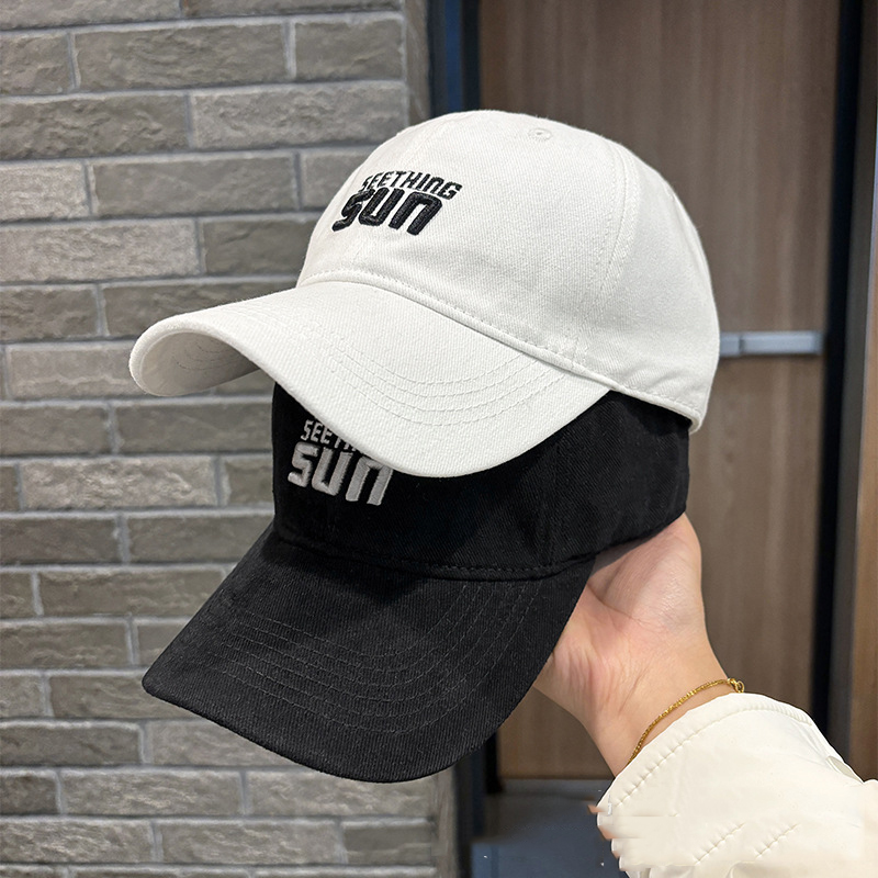 Fashion Coffee Letter Embroidered Soft Top Baseball Cap,Baseball Caps