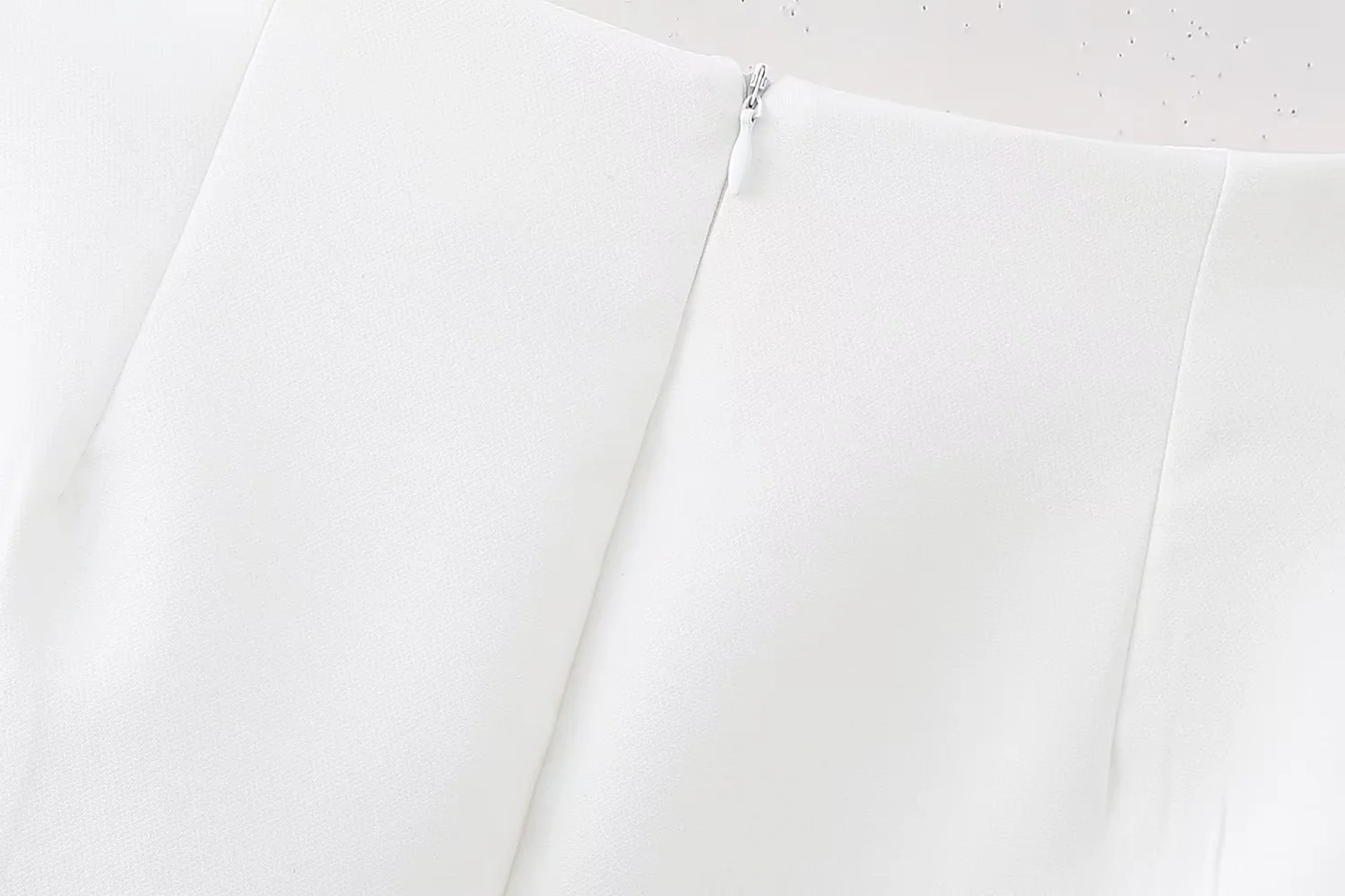 Fashion White Polyester Floral Slit Skirt,Skirts