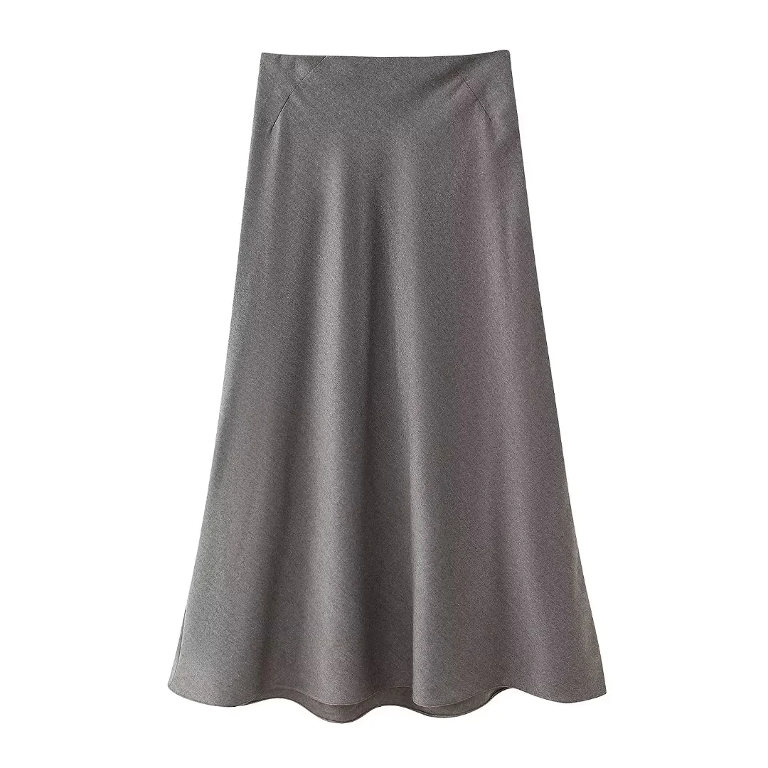 Fashion Dark Gray Blended Lace Skirt,Skirts