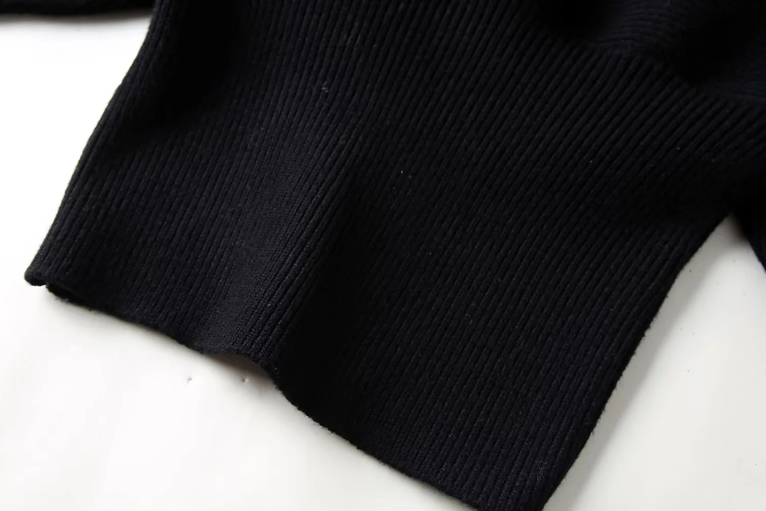 Fashion Black Metallic Ball Knit Sweater,Sweater