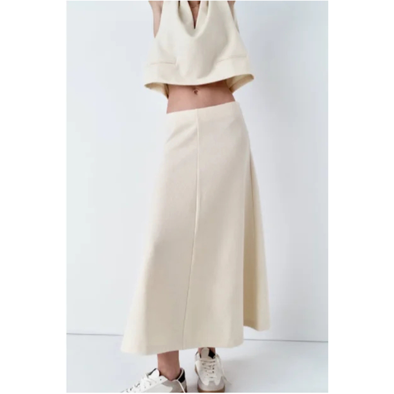 Fashion Apricot Polyester Lace Skirt,Skirts