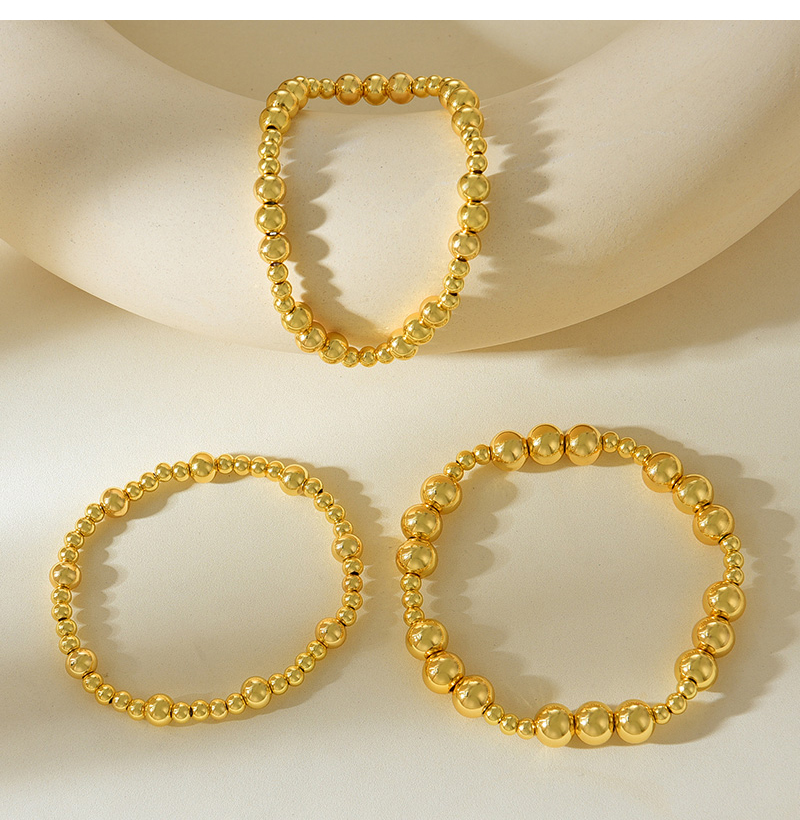 Fashion Small Copper Geometric Size Round Bead Bracelet,Bracelets