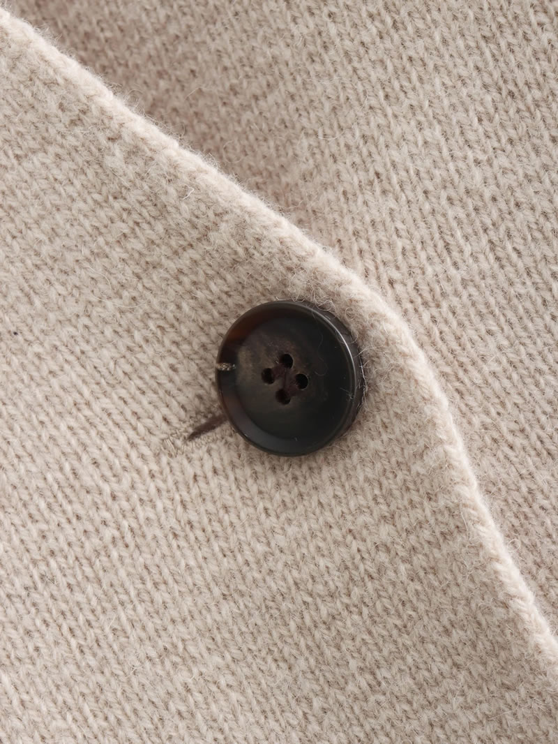 Fashion Grey Knitted Single-button Jacket,Coat-Jacket