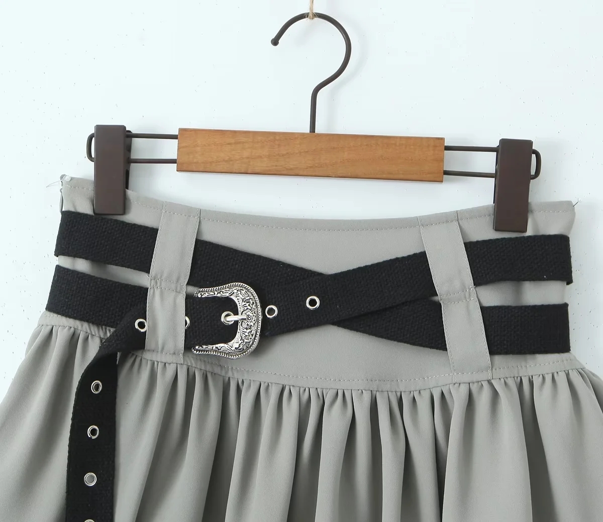 Fashion Dark Night Polyester Layered Pleated Skirt,Skirts
