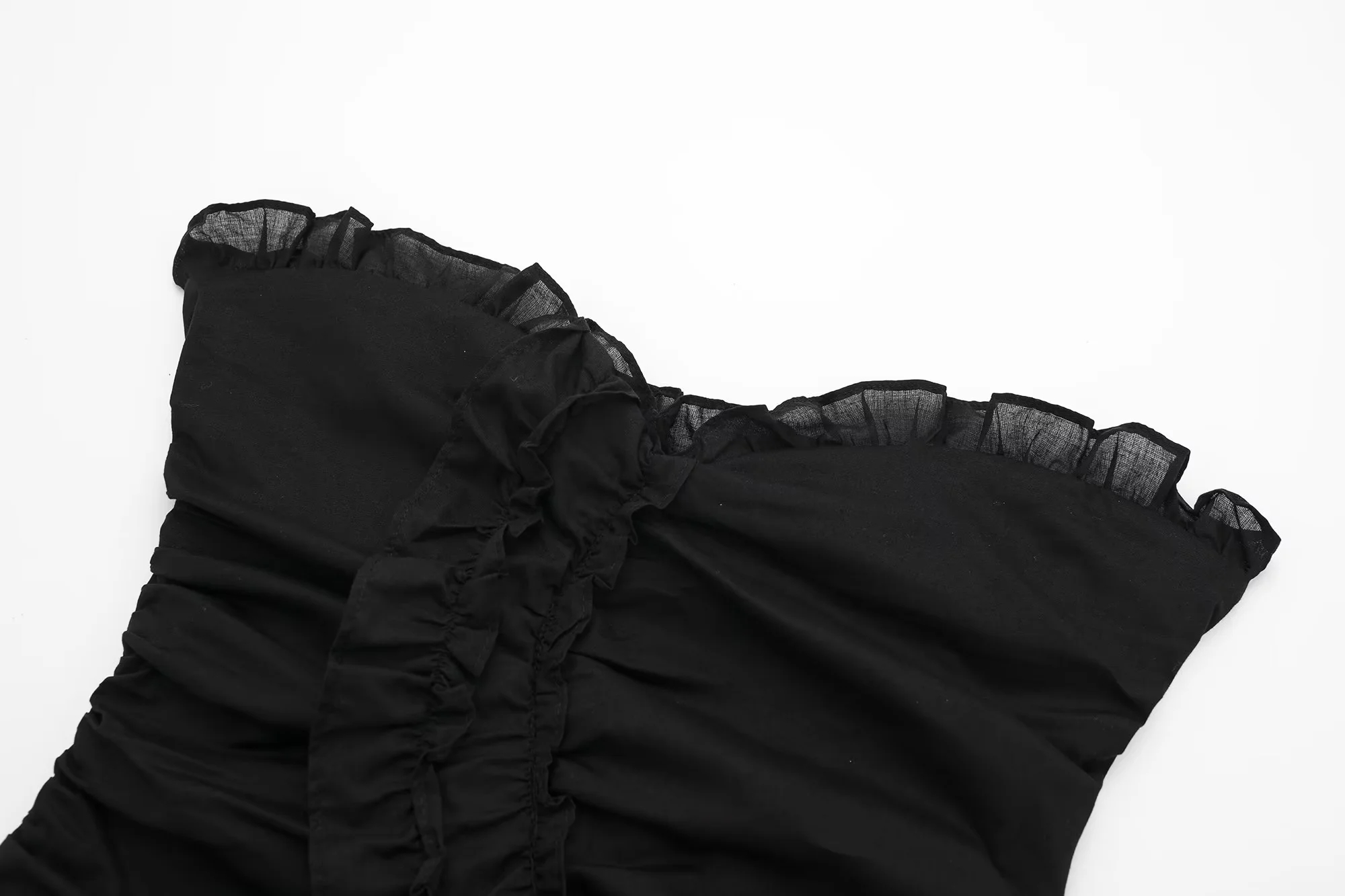 Fashion Black Blended Pleated Skirt,Mini & Short Dresses