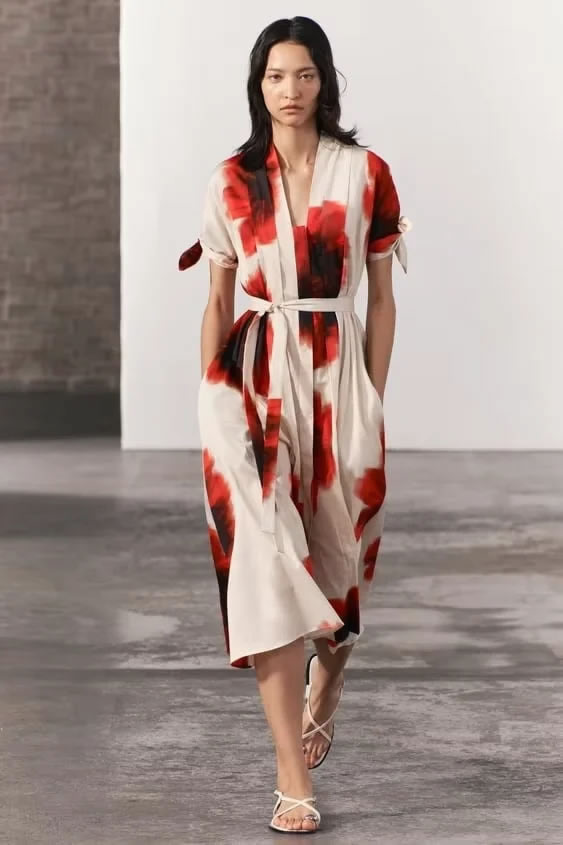 Fashion Printing Polyester Printed Strappy Long Skirt,Long Dress