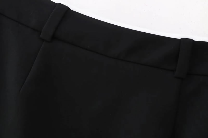 Fashion Black Polyester Irregular Skirt,Skirts