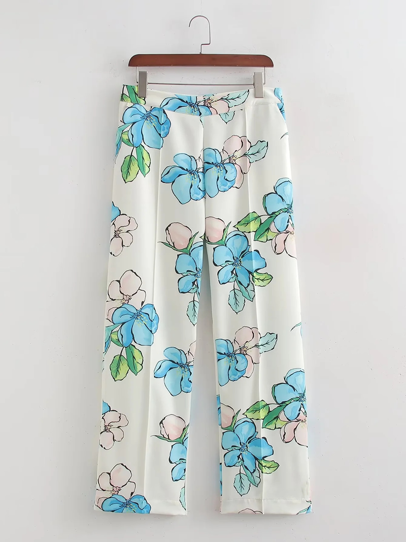 Fashion Printing Polyester Printed Suit Trousers,Pants