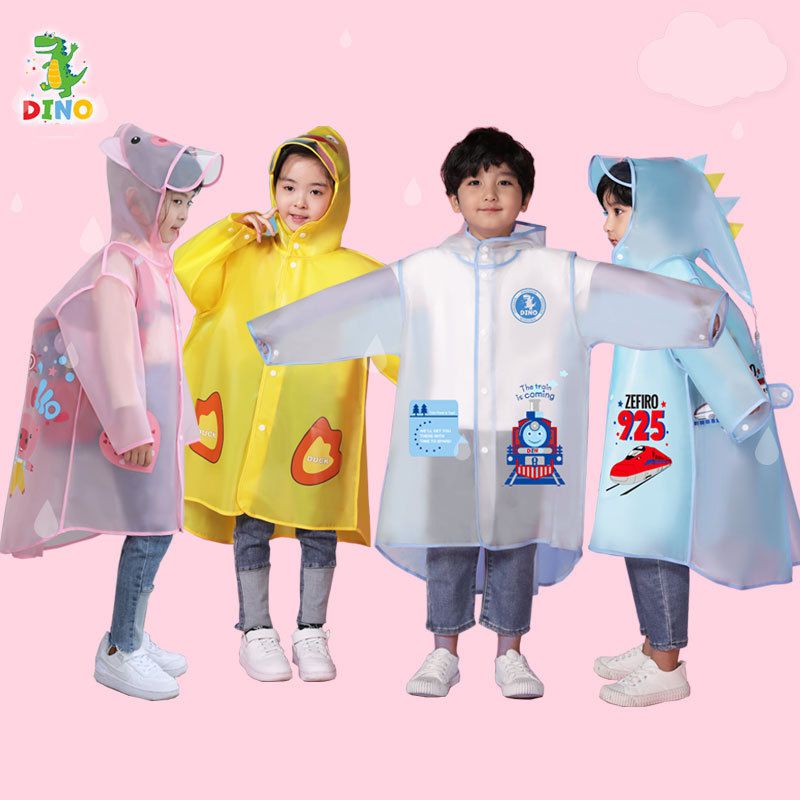 Fashion Semi-transparent Duck (snap Buckle + Invisible Schoolbag Bit) Eva Cartoon Children