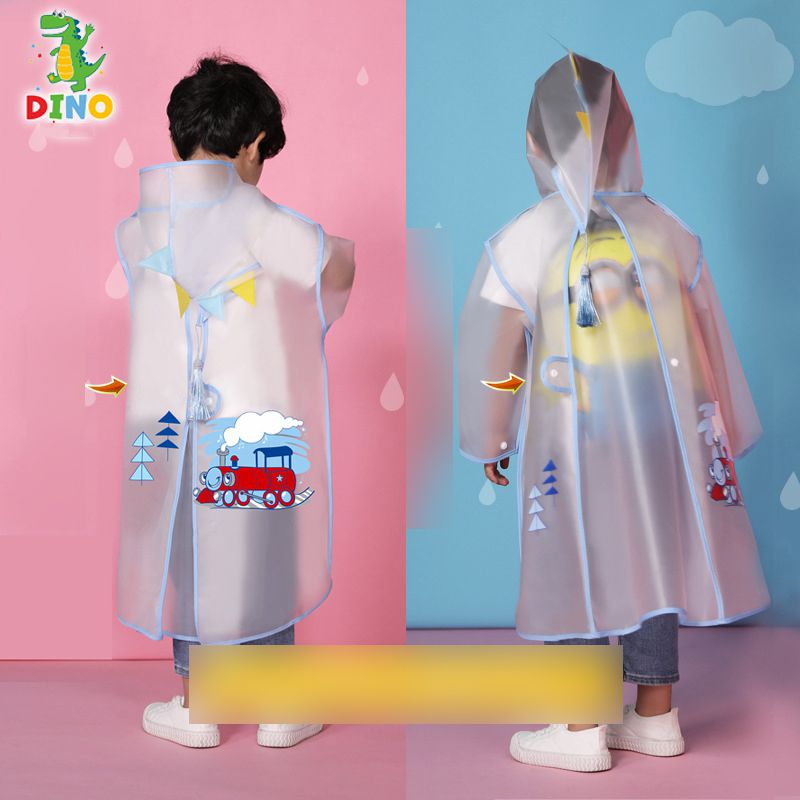 Fashion Semi-transparent Piggy (snap Buckle + Invisible Schoolbag Bit) Eva Cartoon Children