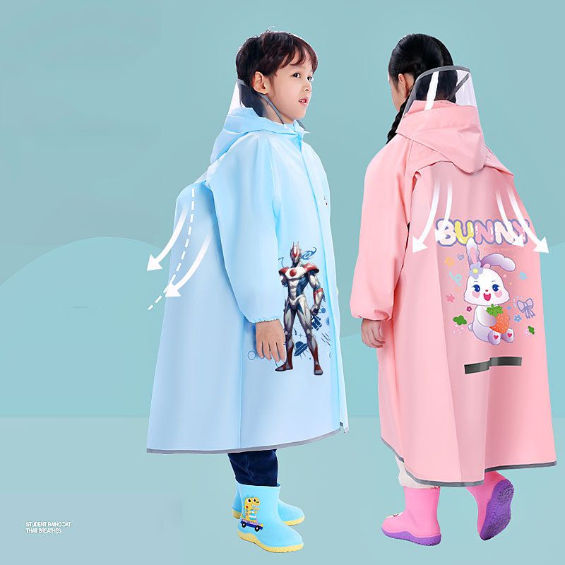Fashion Blue Robot [upgraded Breathing Holes With School Bag Position] Eva Children