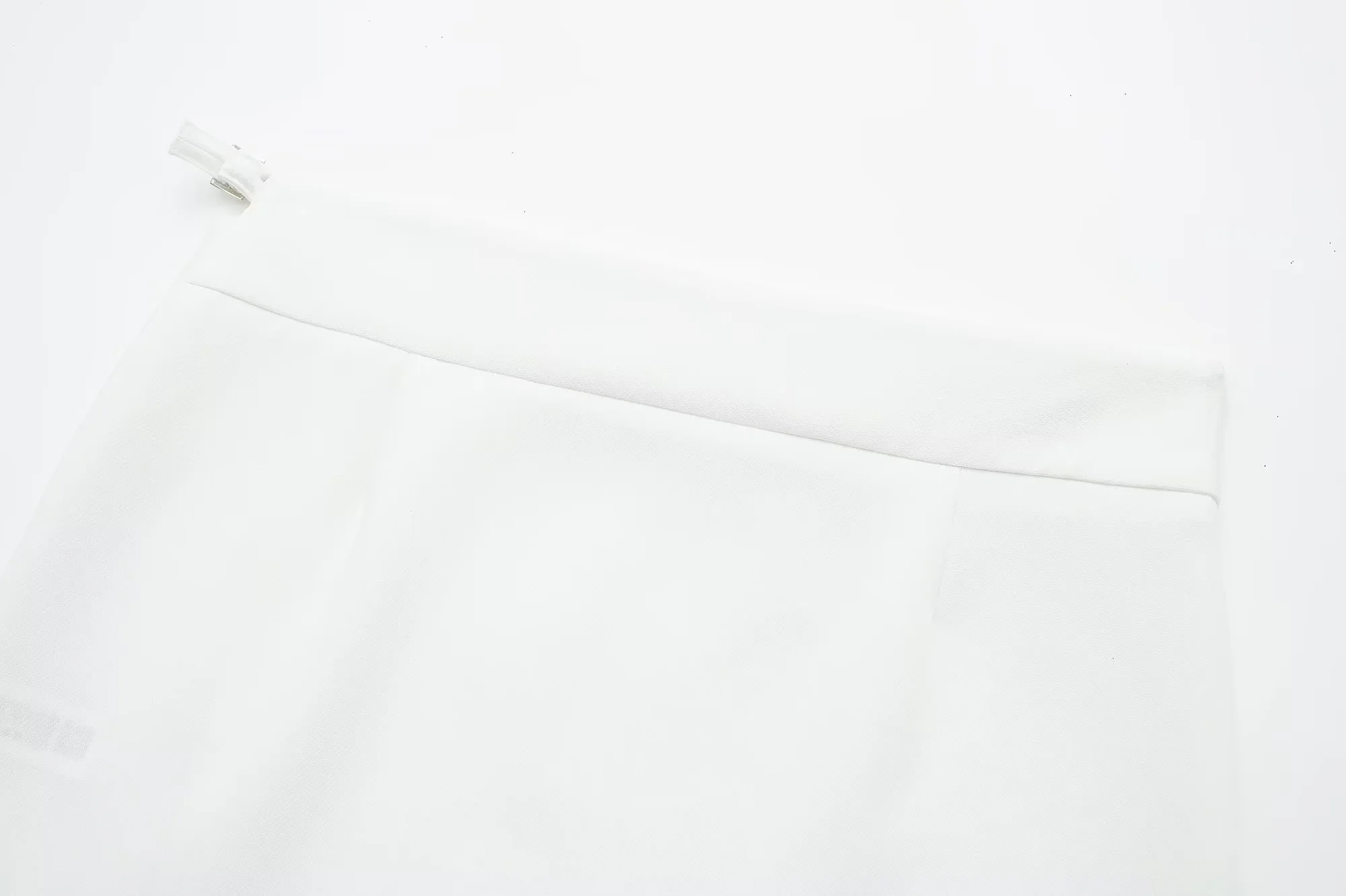 Fashion White Blend Buckle Skirt,Skirts