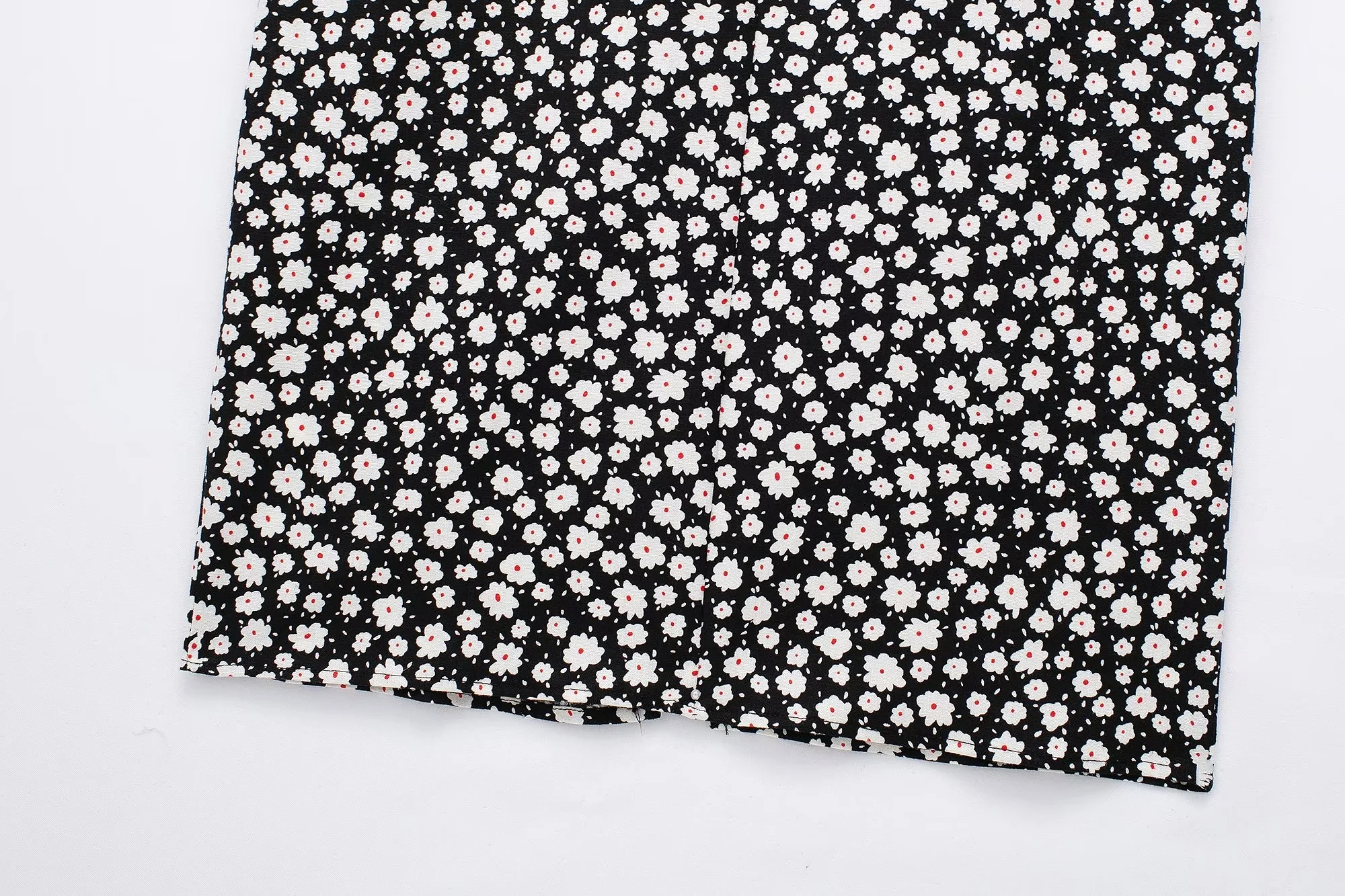 Fashion Print Color Blended Printed Suspender Maxi Skirt,Long Dress