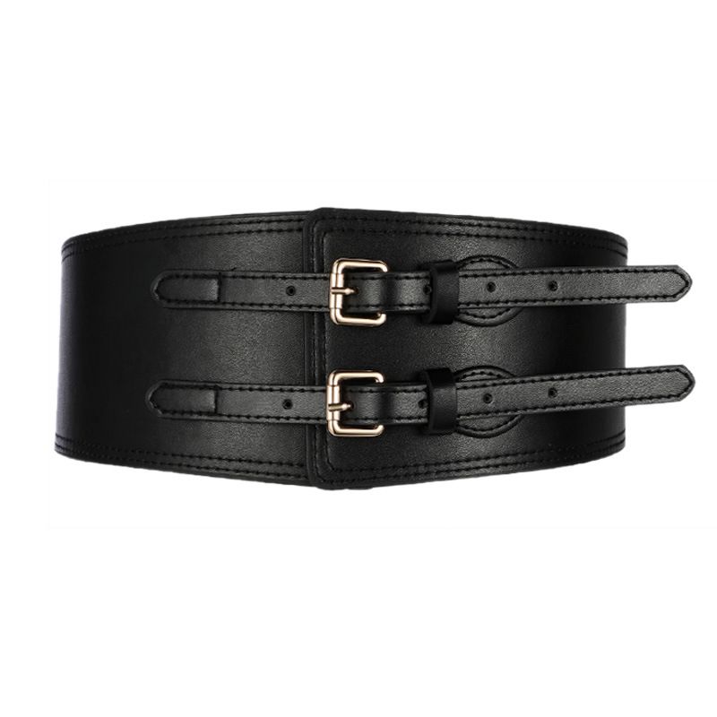 Fashion Black Metal Belt Buckle Wide Girdle,Wide belts