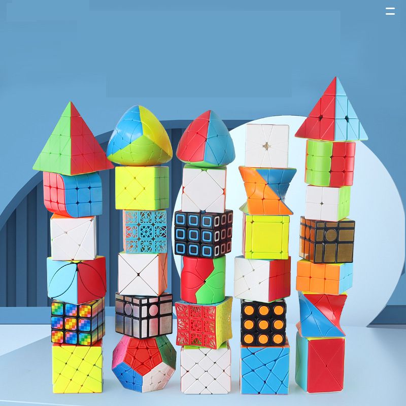 Fashion Five Magic Cubes Plastic Geometric Children