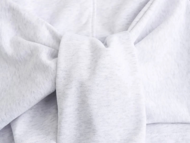 Fashion White Gray Polyester Crew Neck Strappy Top,T-shirts