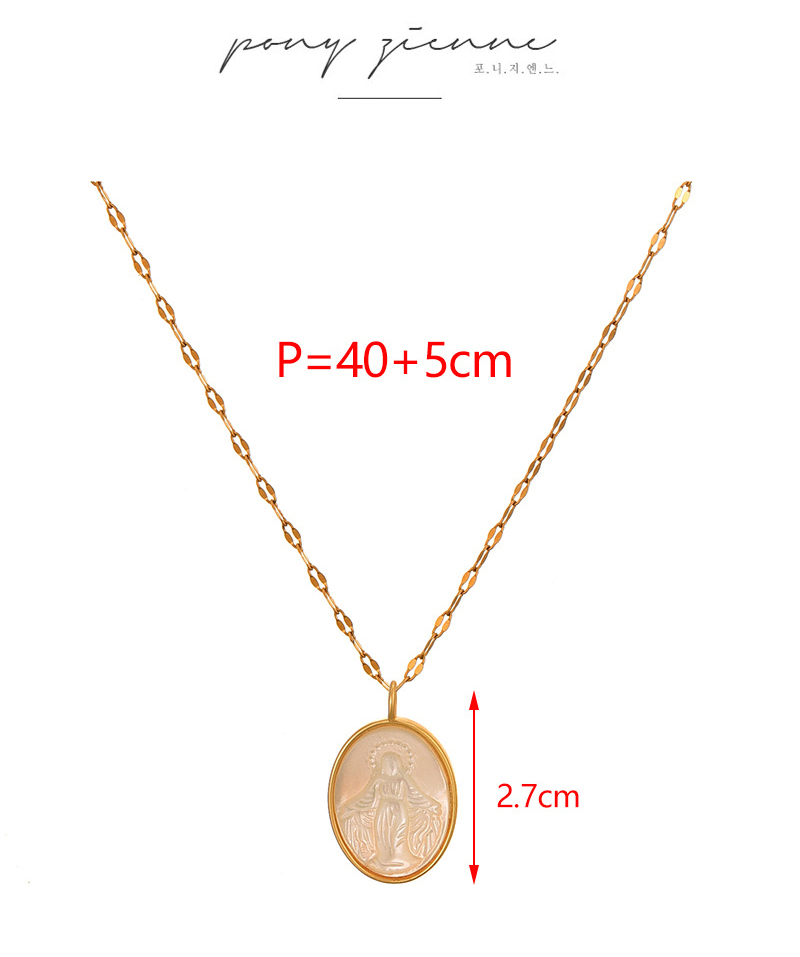 Fashion Silver Titanium Steel Zircon Kro Heart Cross Pendant Necklace,Necklaces
