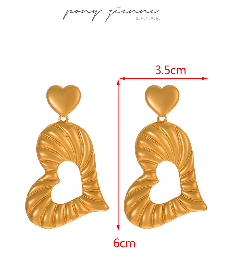 Fashion Golden 4 Copper Geometric Stud Earrings,Earrings