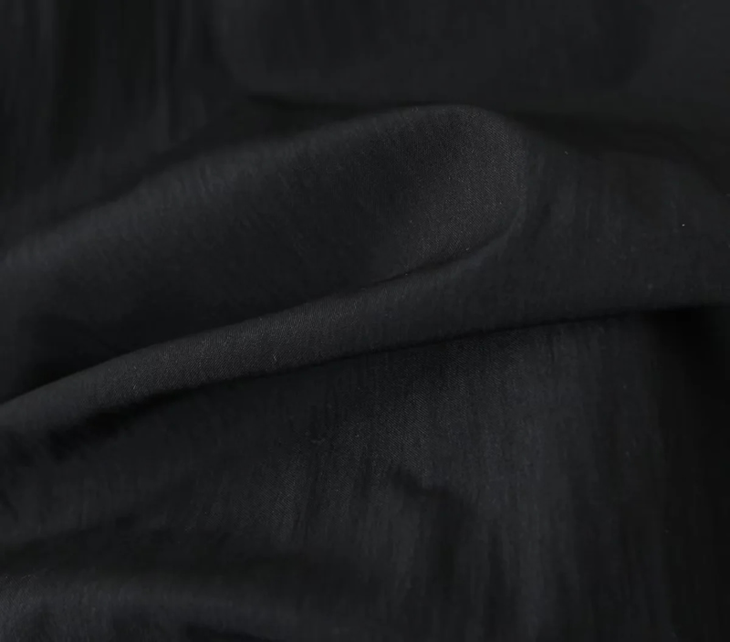 Fashion Black Polyester Pleated Sleeveless Long Skirt,Long Dress