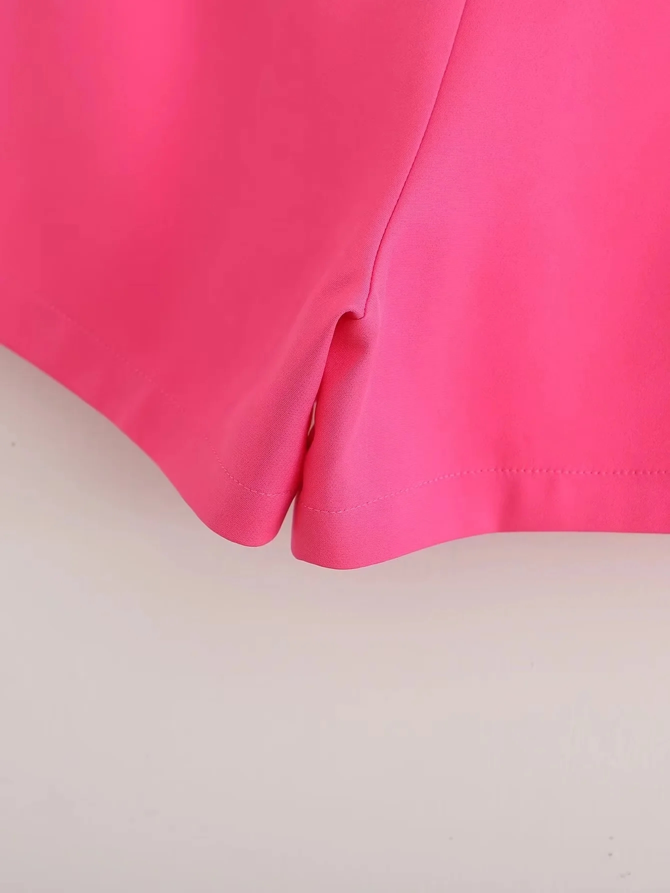 Fashion Khaki Polyester Buttoned Vest And Shorts Set,Coat-Jacket