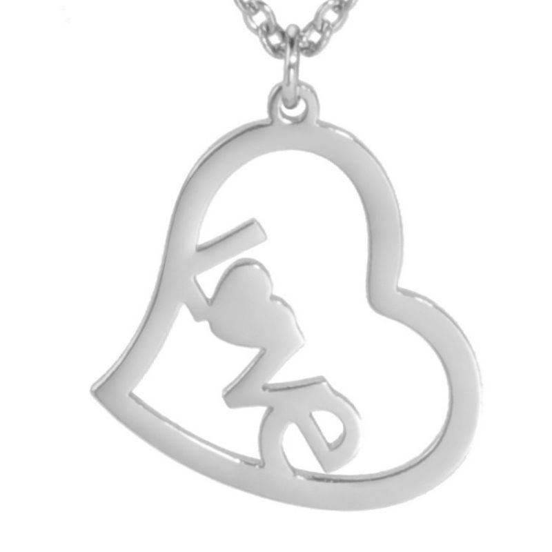 Fashion Gold Stainless Steel Love Letter Necklace,Necklaces