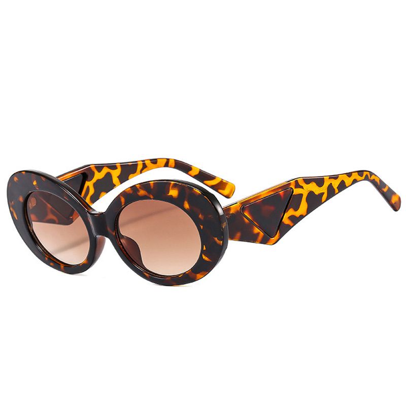 Fashion Striped Frame Double Purple Film Pc Oval Contrast Sunglasses,Women Sunglasses