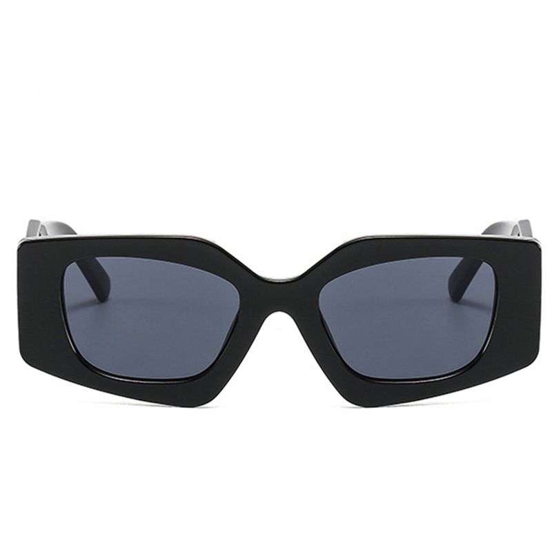 Fashion Black Frame Black And Gray Film Pc Diamond Small Frame Sunglasses,Women Sunglasses