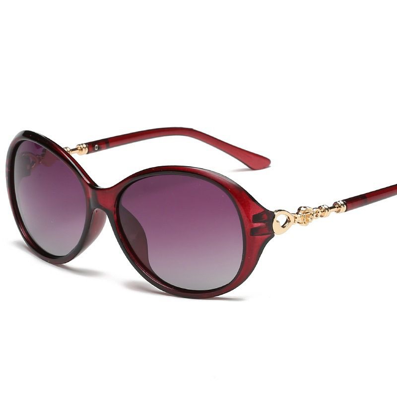 Fashion Transparent Red Frame Pc Large Frame Sunglasses,Women Sunglasses