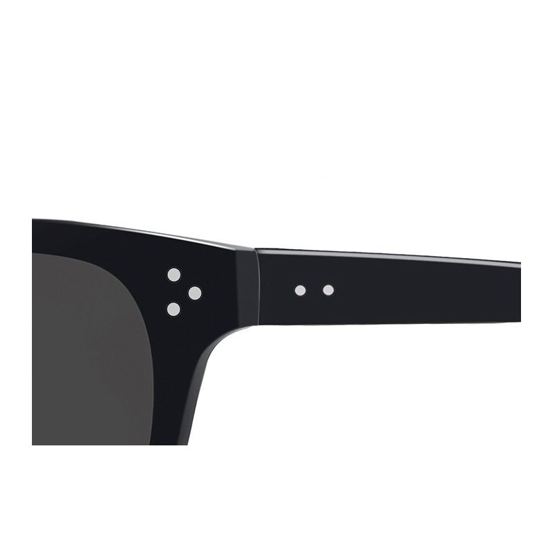 Fashion Black Frame Gradient Pc Rice Nail Large Frame Sunglasses,Women Sunglasses