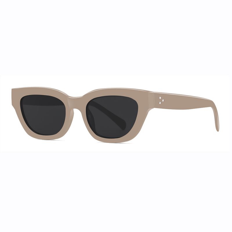 Fashion Tea Frame Tea Slices Pc Cat Eye Sunglasses,Women Sunglasses