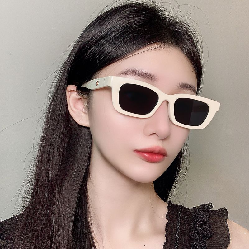 Fashion Bean Curd Gray Slices Pc Square Small Frame Sunglasses,Women Sunglasses