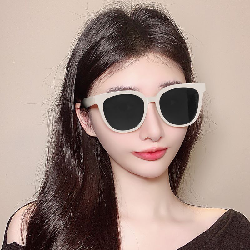 Fashion Tea Frame Tea Slices Pc Large Frame Sunglasses,Women Sunglasses