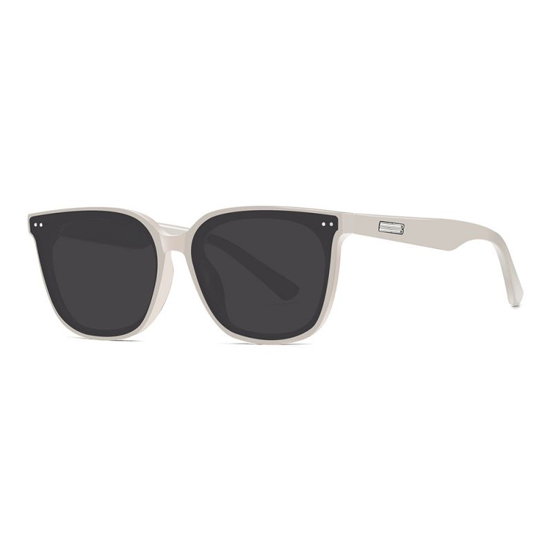 Fashion Gray Frame Gray Film (polarizer) Pc Large Frame Sunglasses,Women Sunglasses