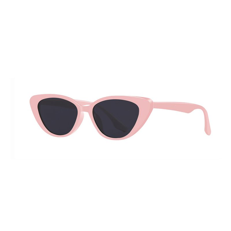 Fashion Pink Frame Gray Film Pc Cat Eye Sunglasses,Women Sunglasses