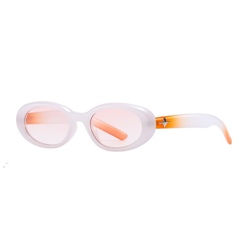 Fashion Jade Lime Flakes (polarizer) Pc Oval Sunglasses,Women Sunglasses