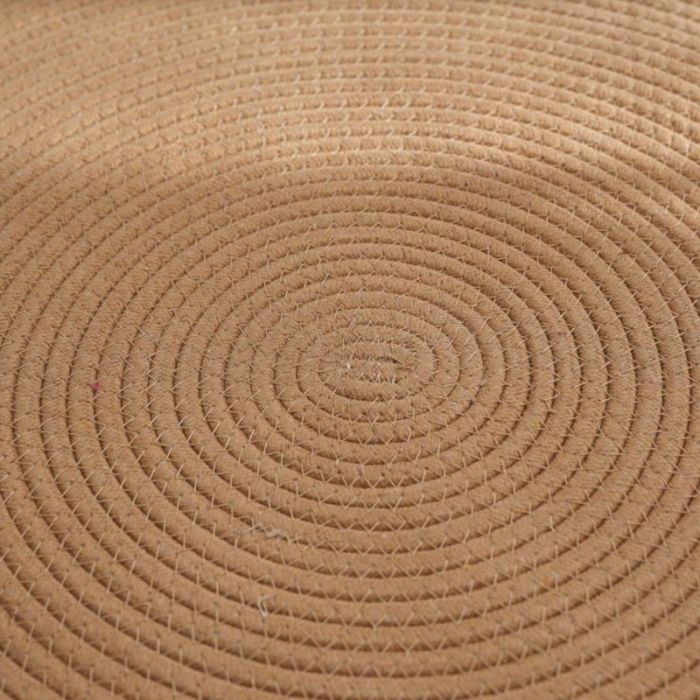 Fashion Carpet Colorblock Cotton Rope Woven Round Floor Mat,Household goods