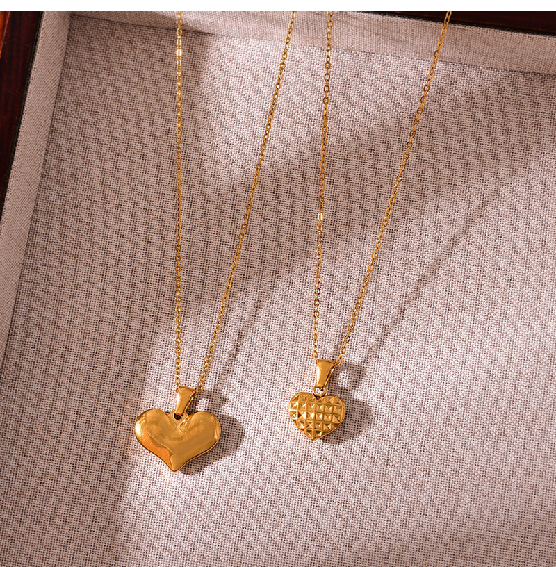 Fashion Golden 1 Titanium Steel Love Pendant Necklace,Necklaces