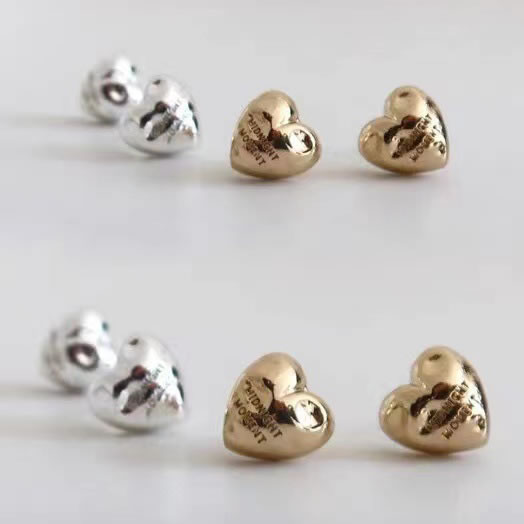 Fashion Small Silver Heart Copper Love Earrings,Earrings