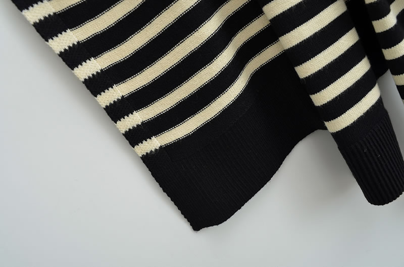 Fashion Beige Striped Knitted Shawl,knitting Wool Scaves