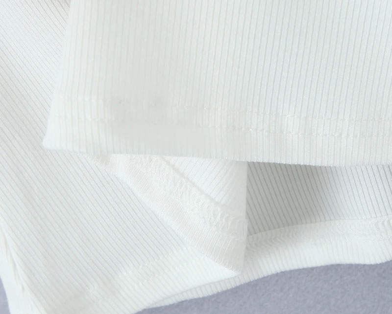 Fashion White Lemon Print U-neck Vest,Tank Tops & Camis