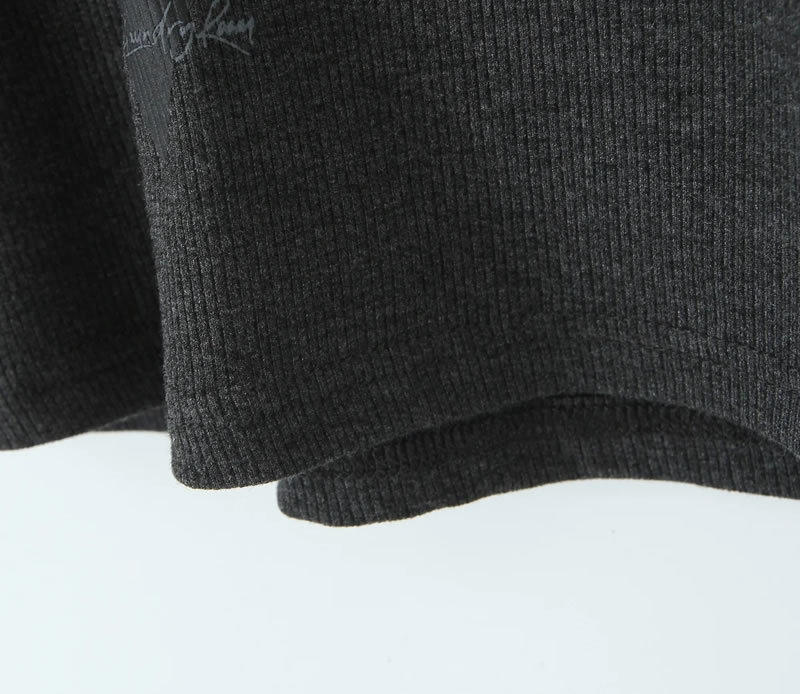 Fashion Carbon Black Cotton Printed U-neck Vest,Tank Tops & Camis