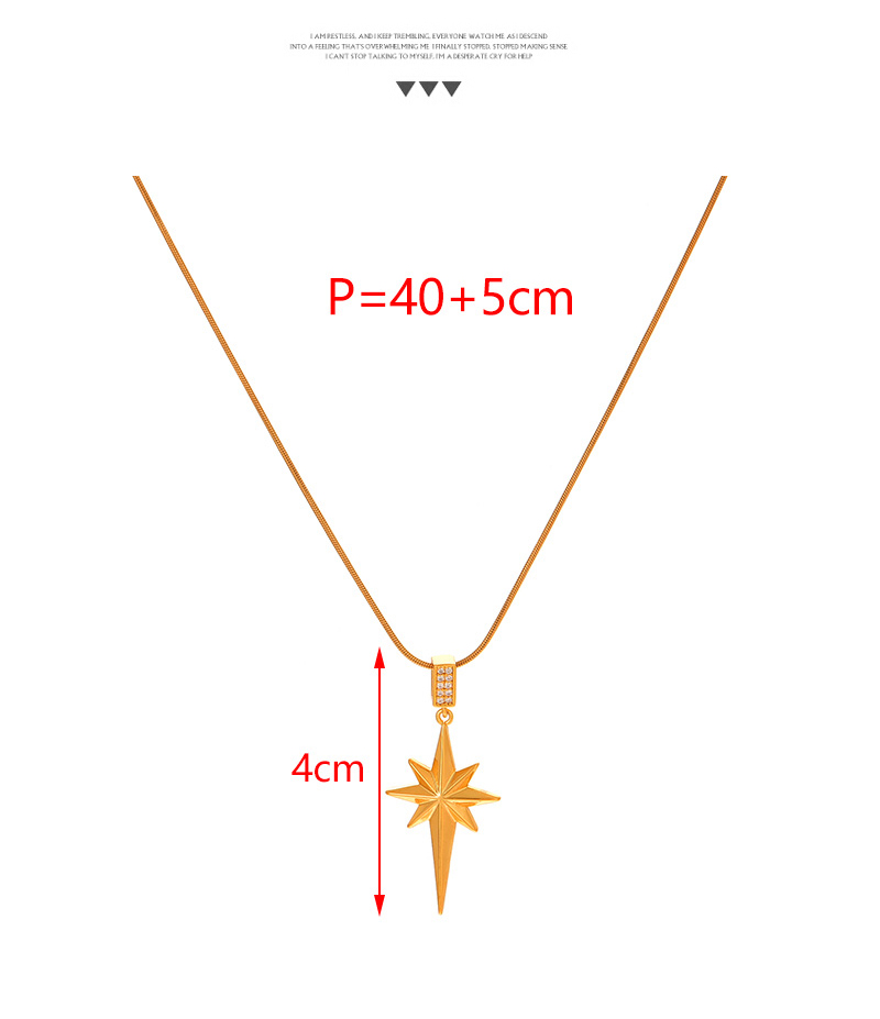 Fashion Silver Titanium Steel Inlaid Zirconium Starburst Pendant Necklace,Necklaces